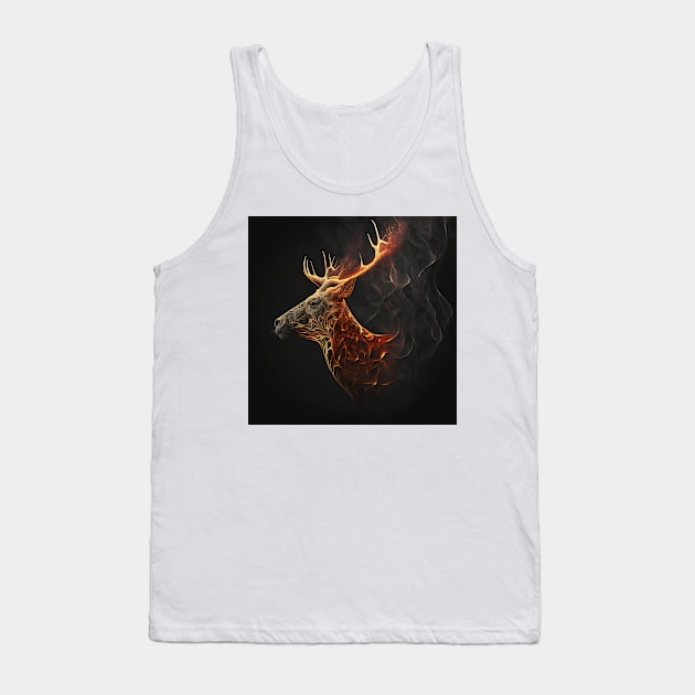 Stag Wisps 09 Tank Top by thewandswant